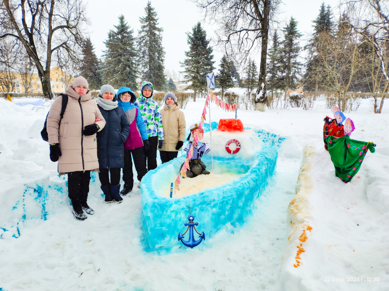 Фестиваль снежных скульптур «Зимняя сказка» состоялся в Вязьме в последний день Масленичной недели
